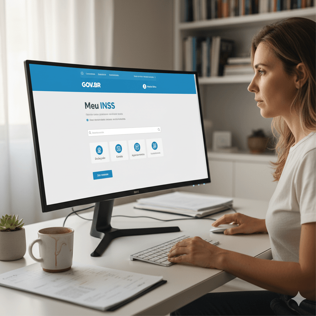 Guia passo a passo para fazer a complementação de contribuição online.
