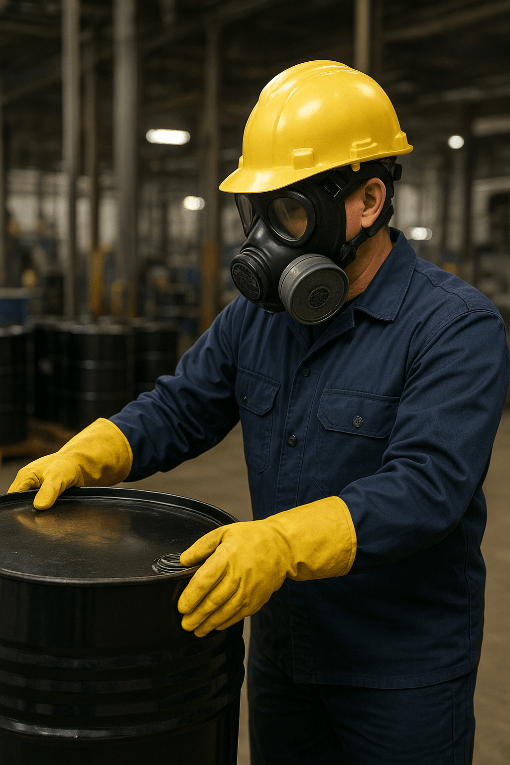 Trabalhador exposto a agentes químicos com direito à aposentadoria especial.