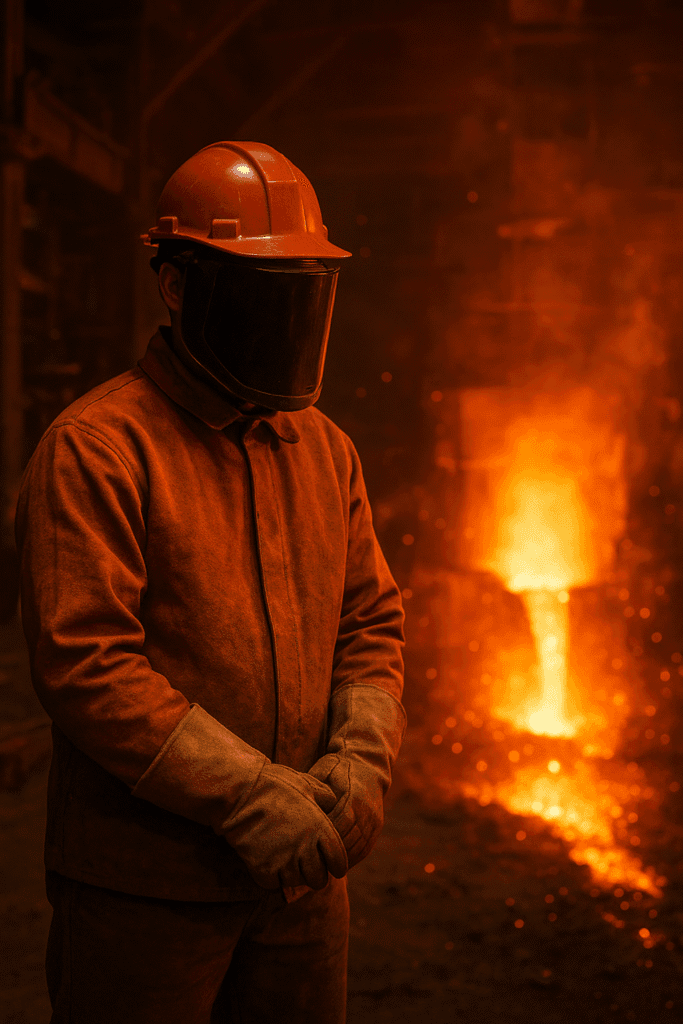 Trabalhador exposto a temperaturas anormais em indústria, caracterizando aposentadoria especial.