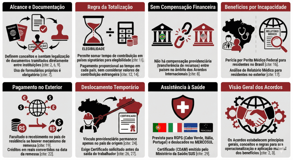 Regras dos Acordos Internacionais de Previdência Social