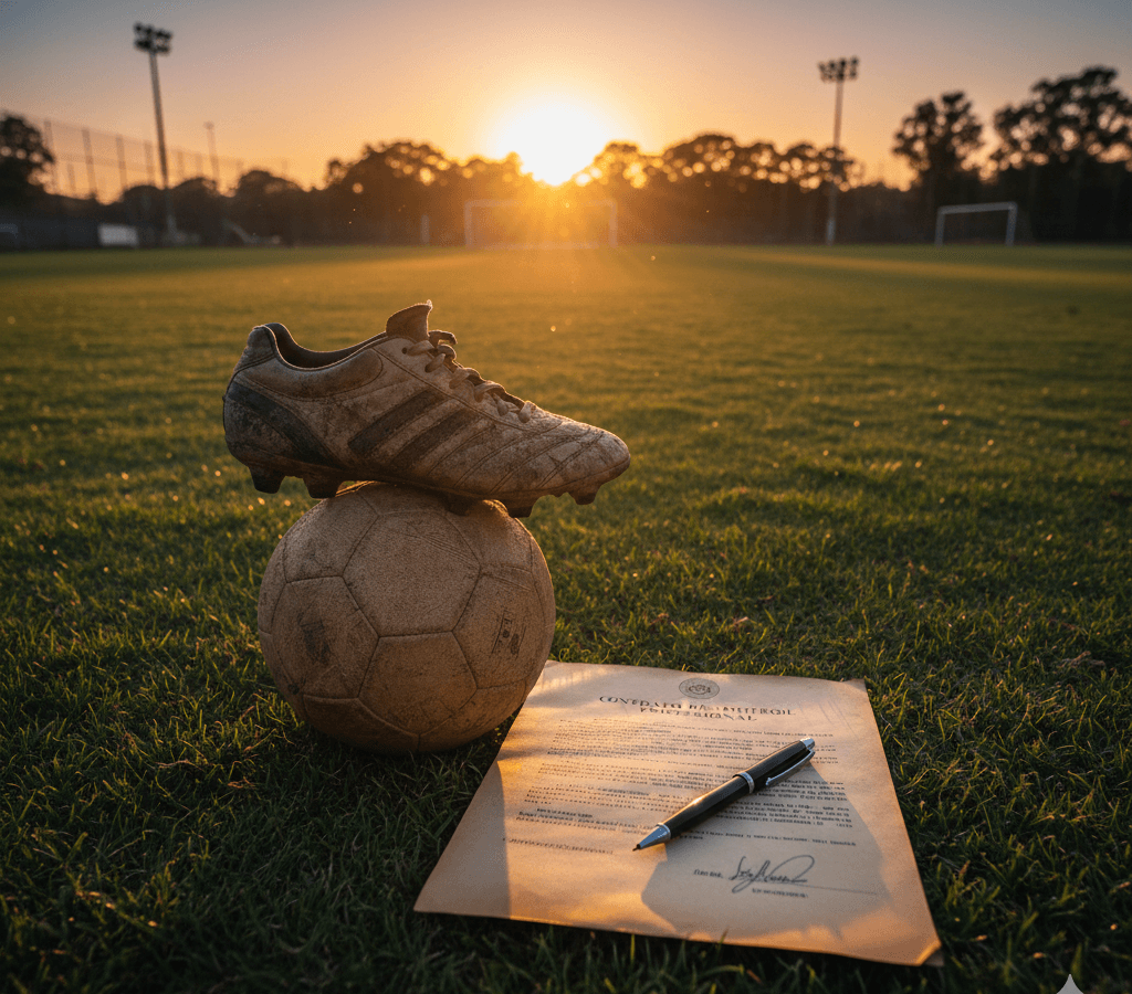 Detalhes sobre a aposentadoria do atleta profissional de futebol e planejamento de carreira