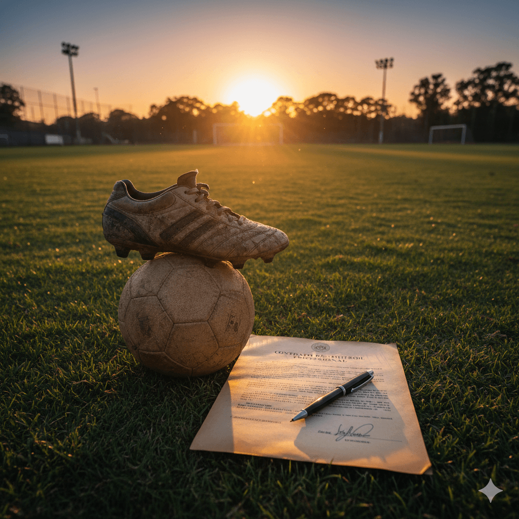 Detalhes sobre a aposentadoria do atleta profissional de futebol e planejamento de carreira