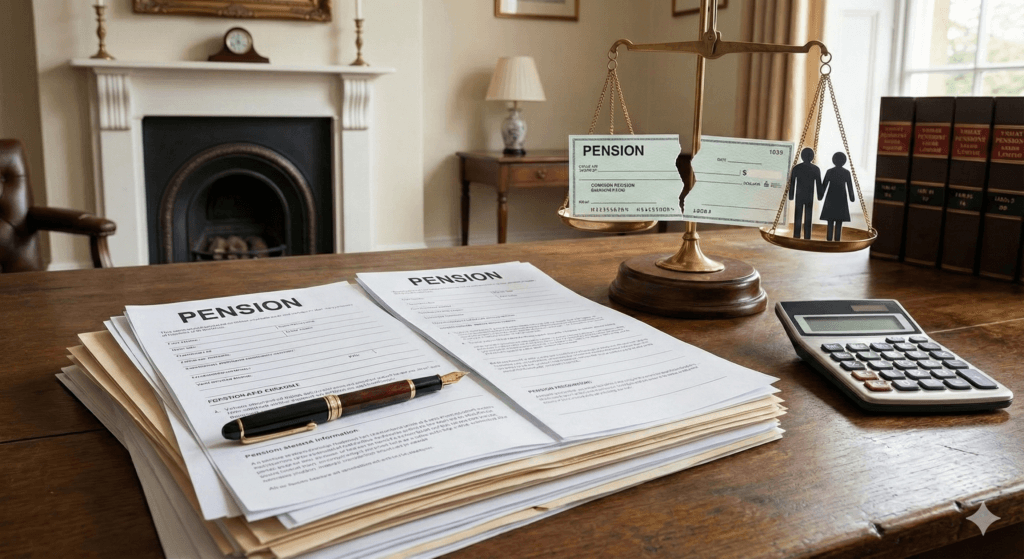 Documentação para o rateio da pensão por morte entre dependentes em análise.