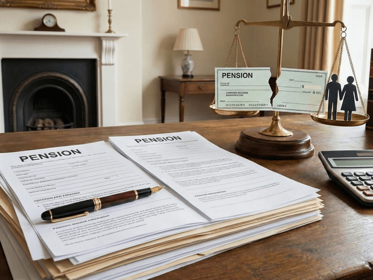 Documentação para o rateio da pensão por morte entre dependentes em análise.