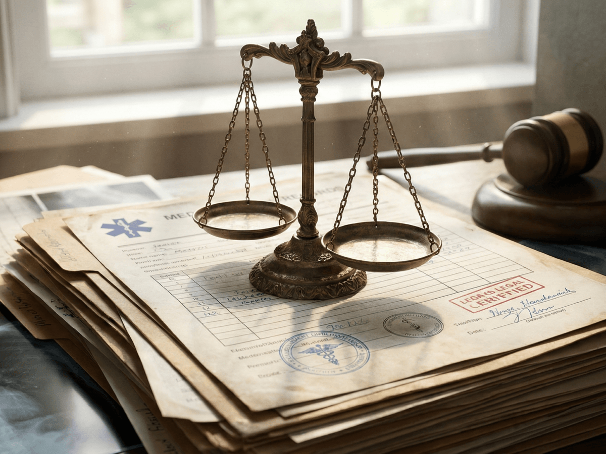 Documentos para análise da Pensão Especial das Vítimas de Caruaru e balança da justiça