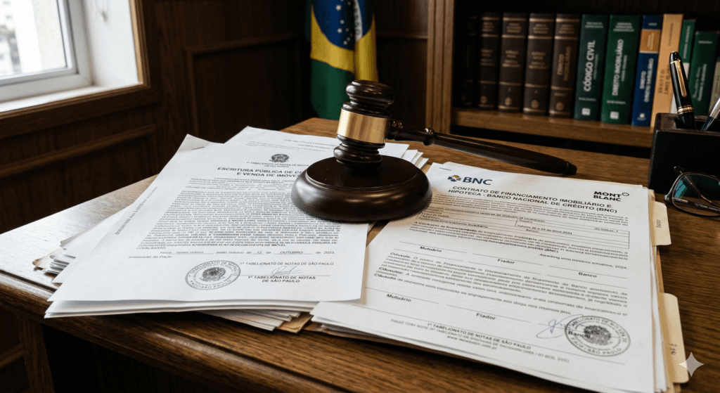 Juiz decidindo sobre a Responsabilidade do garantidor hipotecário em 2026