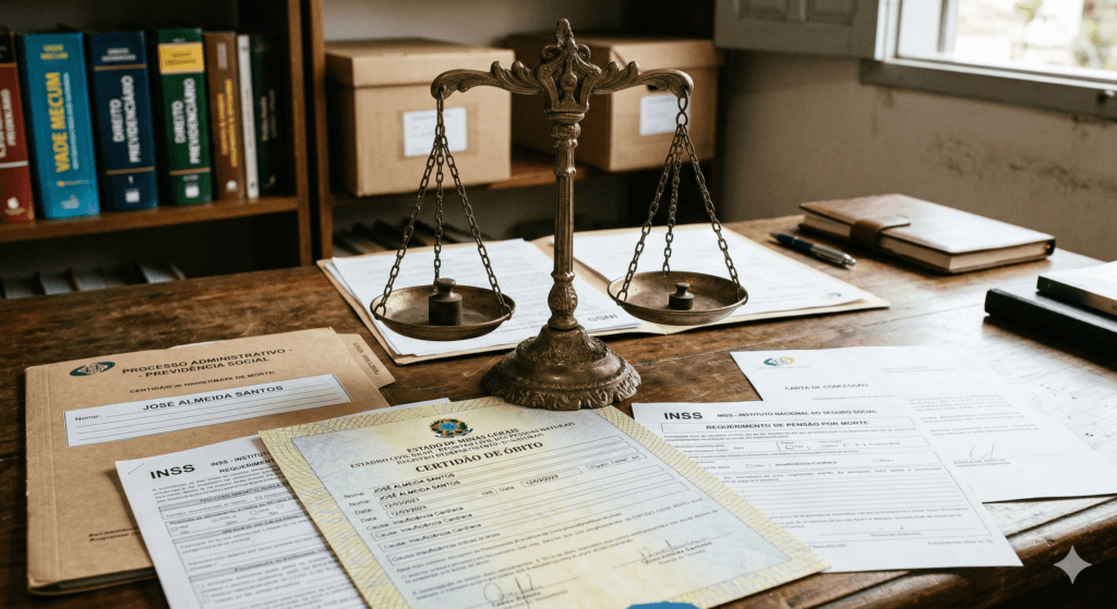 Documentação necessária para Mandado de Segurança para União Estável e pensão por morte.