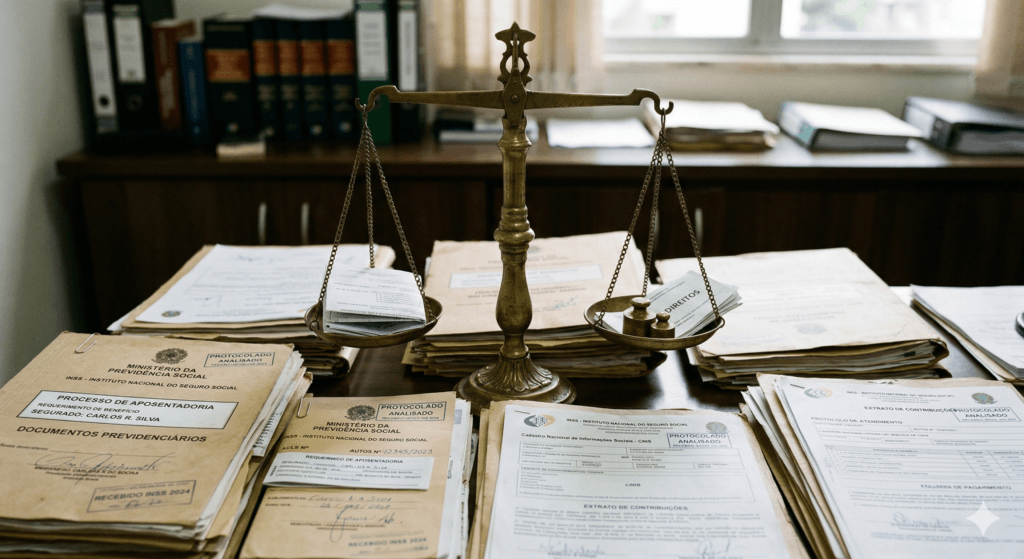 Documentos jurídicos que detalham o processo de redução de pensão por morte no Brasil