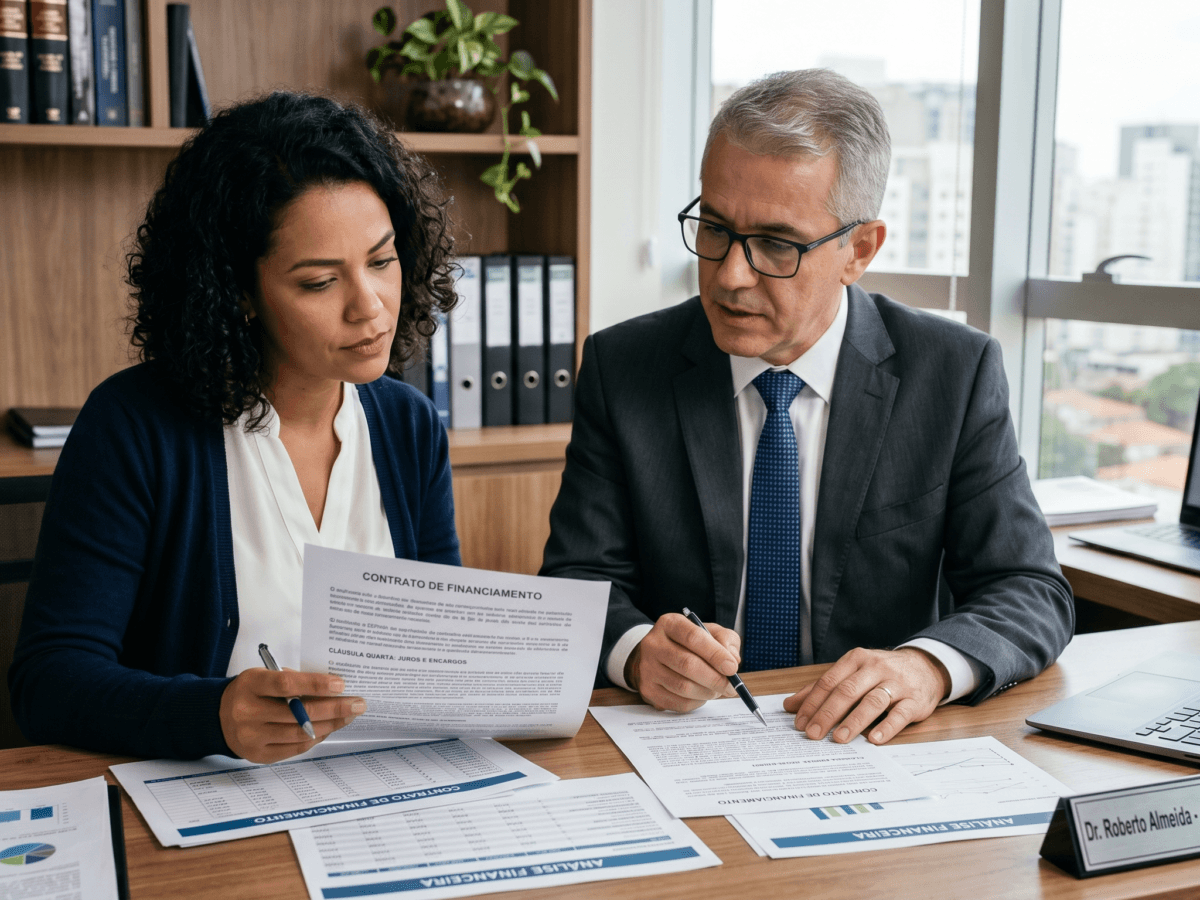 Advogado orientando cliente sobre as novas regras do mínimo existencial no superendividamento após decisão do STF