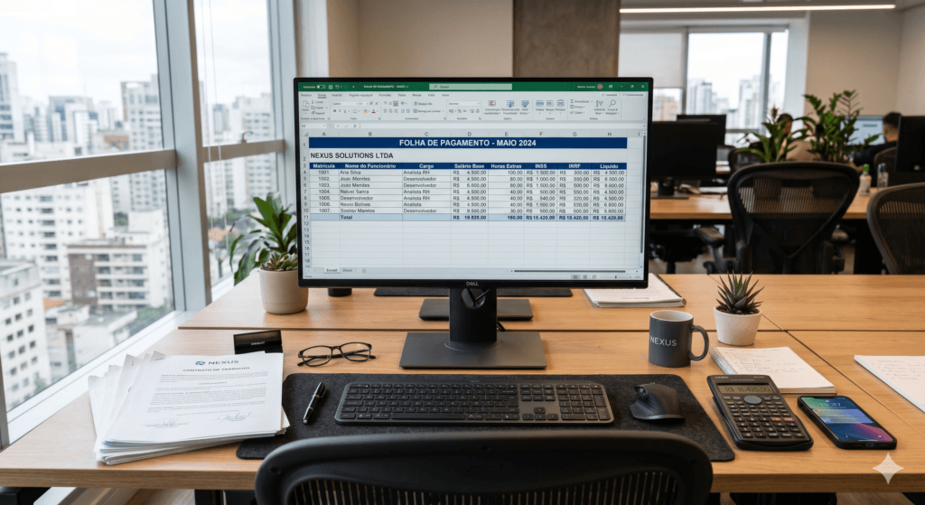 Auditoria detalhada analisando os reflexos das horas extras em DSR no sistema de folha.