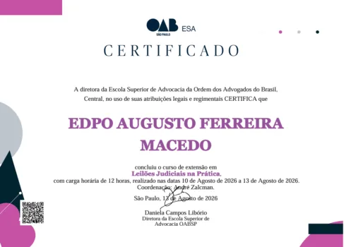 Certificado: Leilões Judiciais na Prática