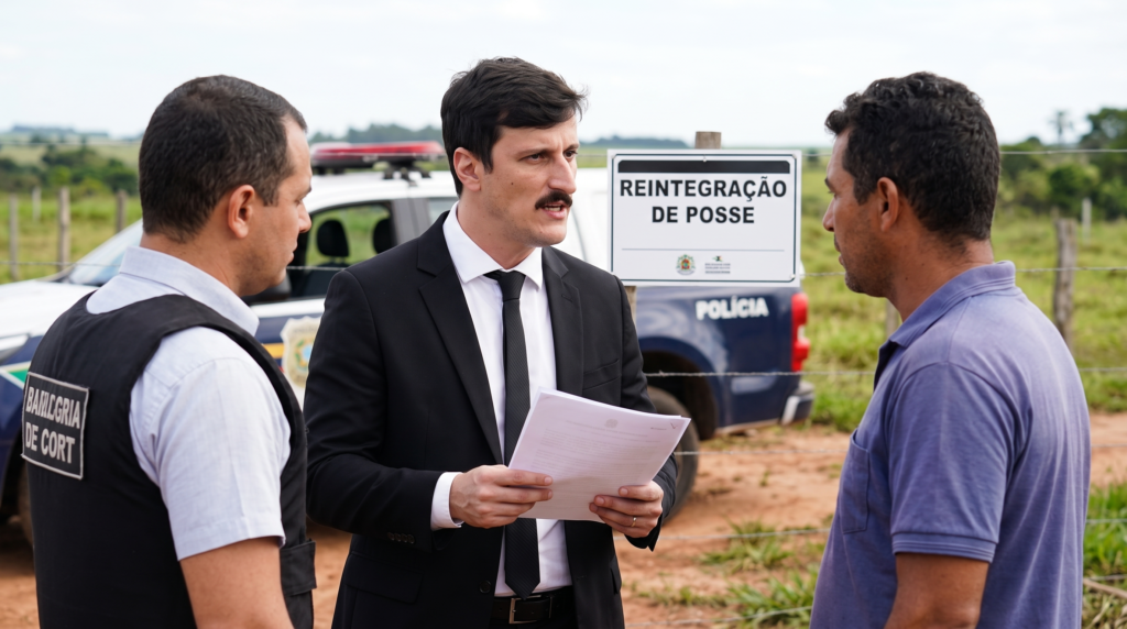 Advogado especialista preparando ações possessórias em 2026.