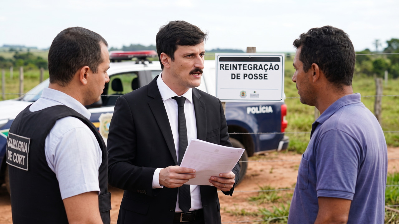 Advogado especialista preparando ações possessórias em 2026.