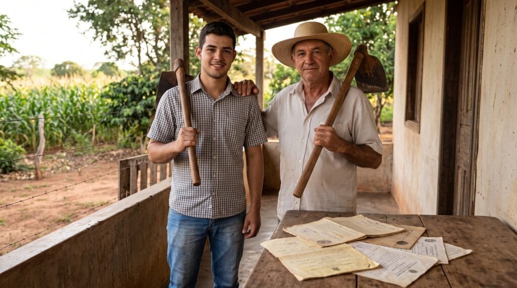 segurado apresentando documentos para comprovar trabalho rural com base na Súmula 5 da TNU